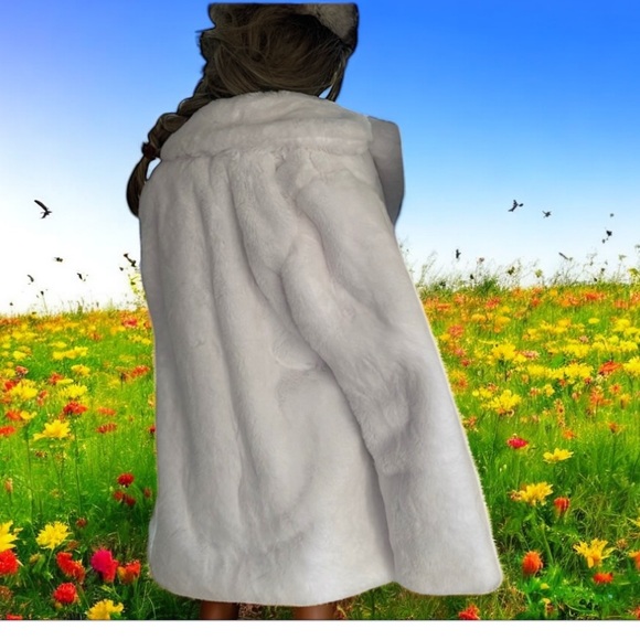 Jessica Simpson Faux Fur Coat Brand New - Picture 2 of 5